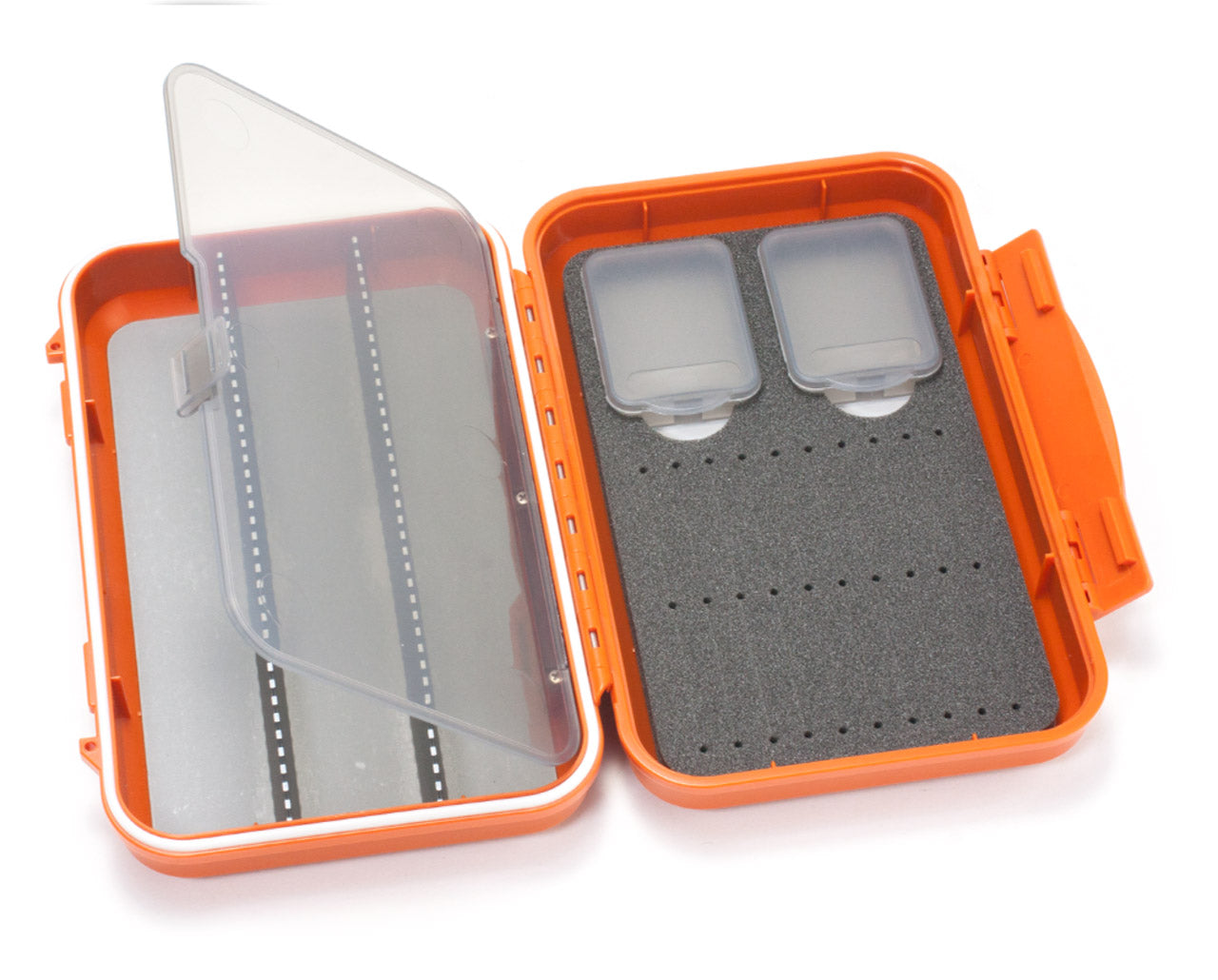 C&F Design Medium 2-Row WP Tube Fly Case w/3 Comp - Burnt Orange