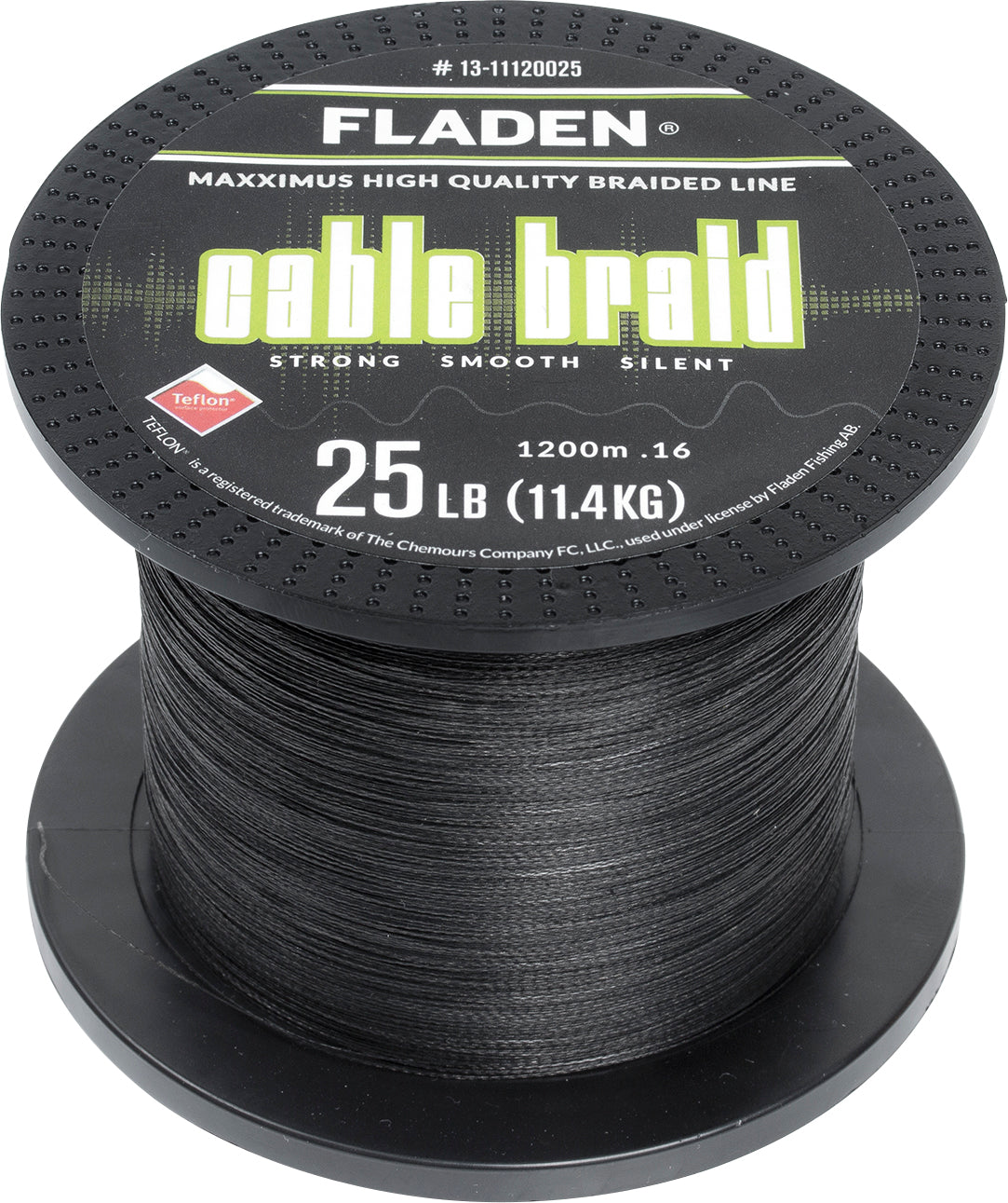 Fladen Maxximus Cable Braid Black 1200m Fletline