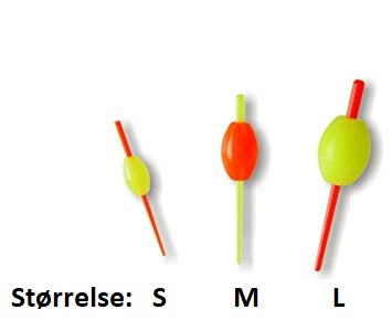 Stonfo Strike Indicator Oval Plast Rød/Gul Mix