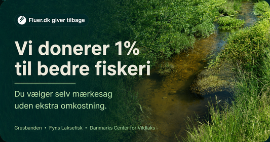 Fluer.dk donerer 1% til bedre fiskeri i Danmark