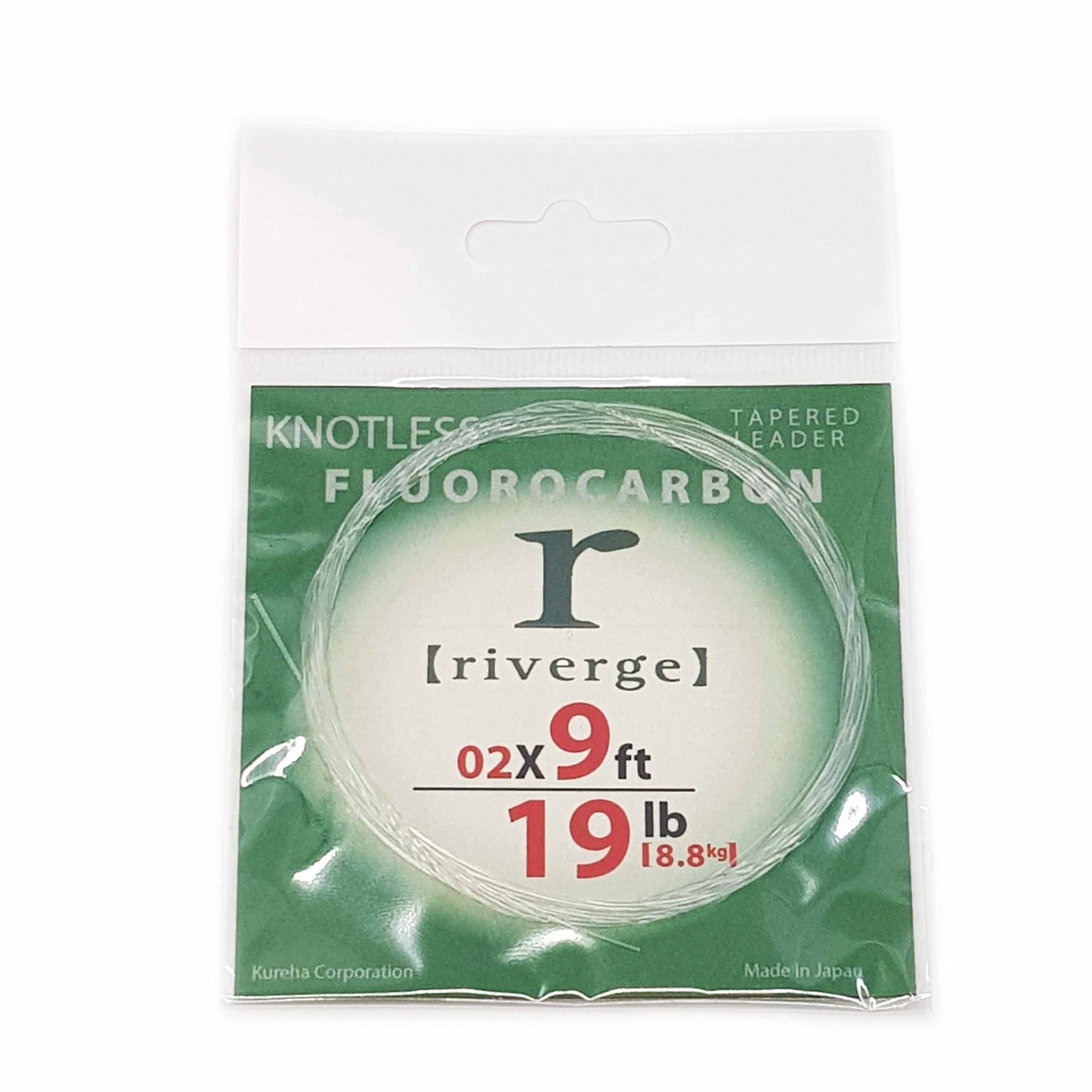 Riverge Fluorocarbon Line 9ft Transparent.