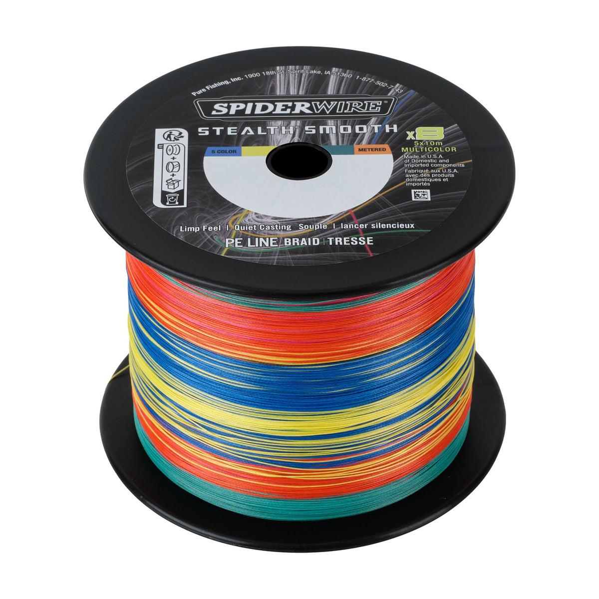 SpiderWire Stealth Smooth 8 â€“ 2023_LINE_SpiderWire_StealthSmooth_x8_MultiColor_SmallBulk_alt1.jpg