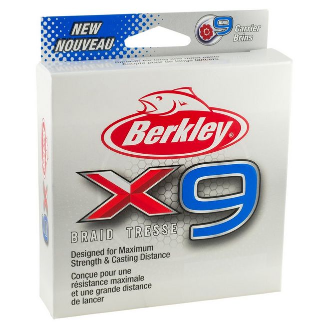 Berkley x9 Fletline 300m Low-Vis Green