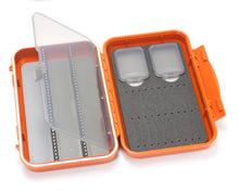 C&F Design Medium 2-Row WP Tube Fly Case w/3 Comp - Burnt Orange