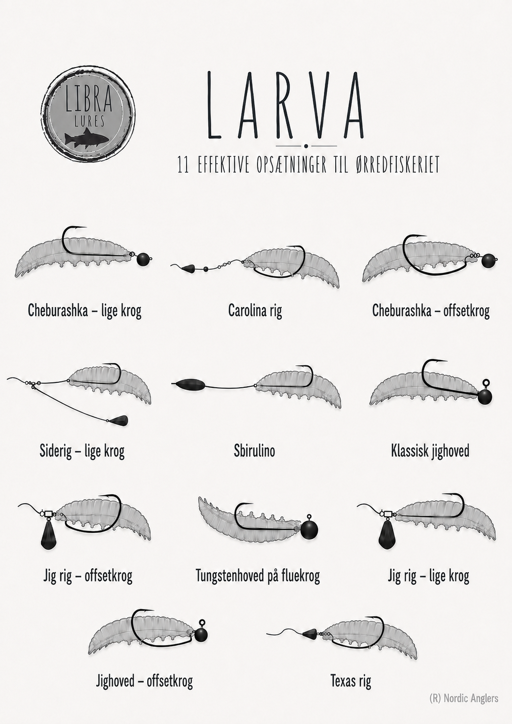 Libra Lures Larva - 35mm