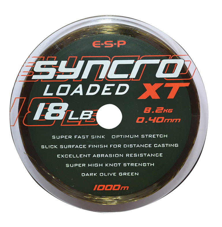 ESP Syncro XT Loaded 1000m Mørk Olivengrøn