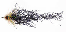 Unique Flies Mylar Pike Black/Root Beer Geddeflue