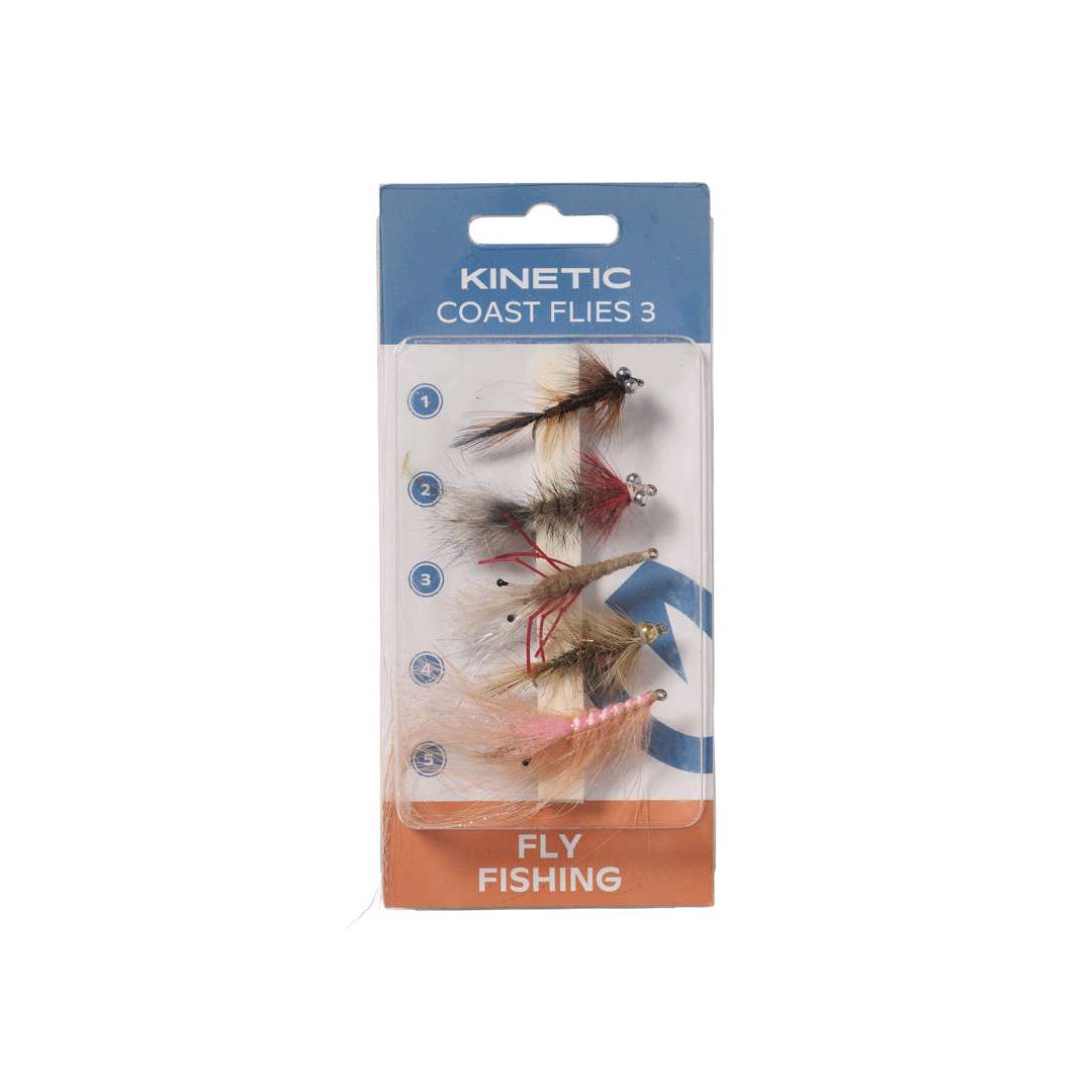 Kinetic Coast Flies 3 - 5 stk. Kystfluer