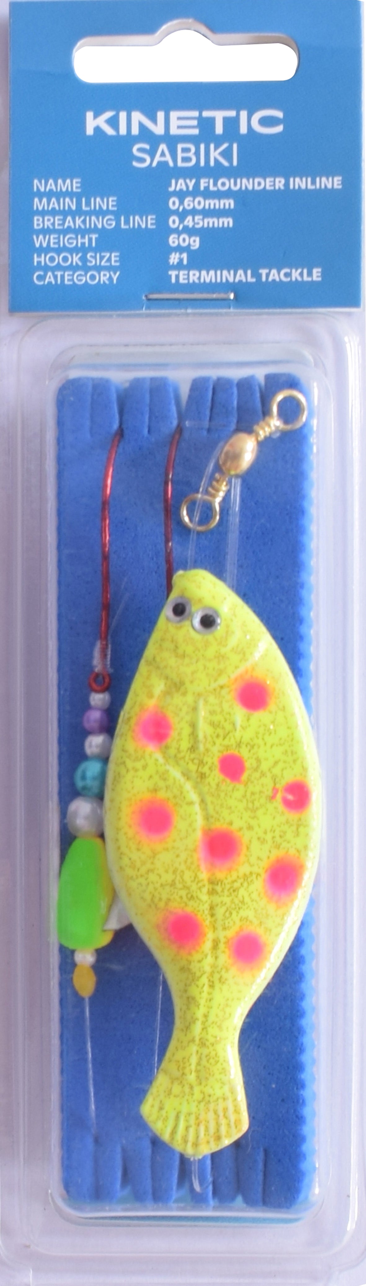 Kinetic Sabiki Jay Flounder Inline Rig 90g+120g