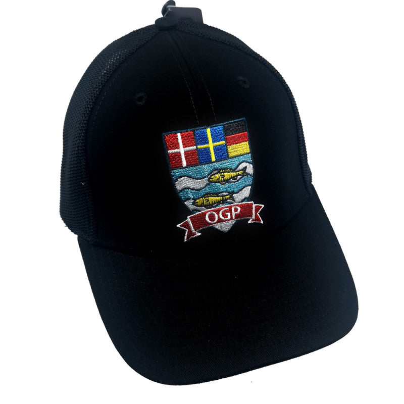 OGP Logo Flexfit Mesh Cap Black