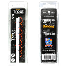 Skull Gear 7 stk Enkeltkroge UV ORANGE.
