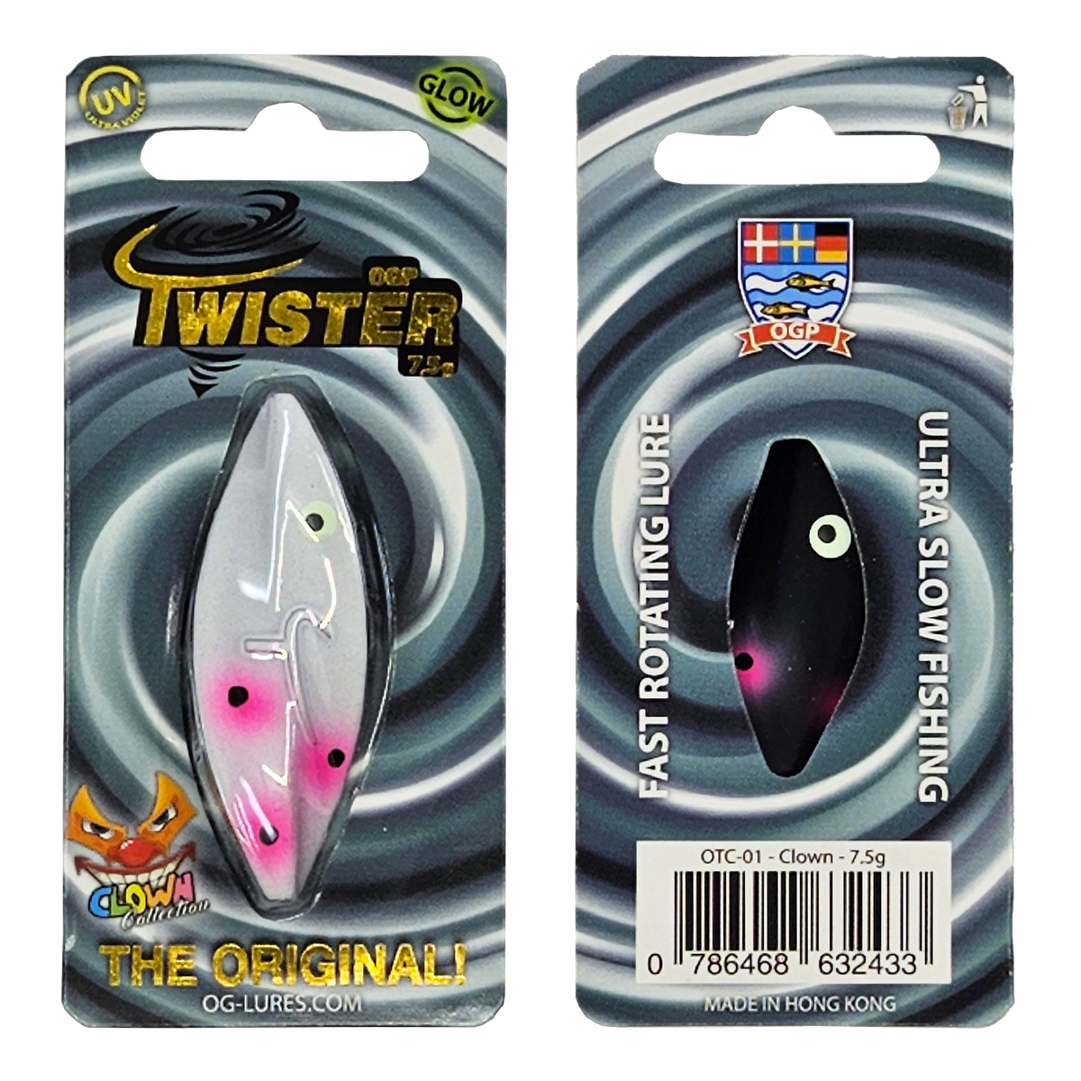 OGP Twister 7,5g - Clown Collection