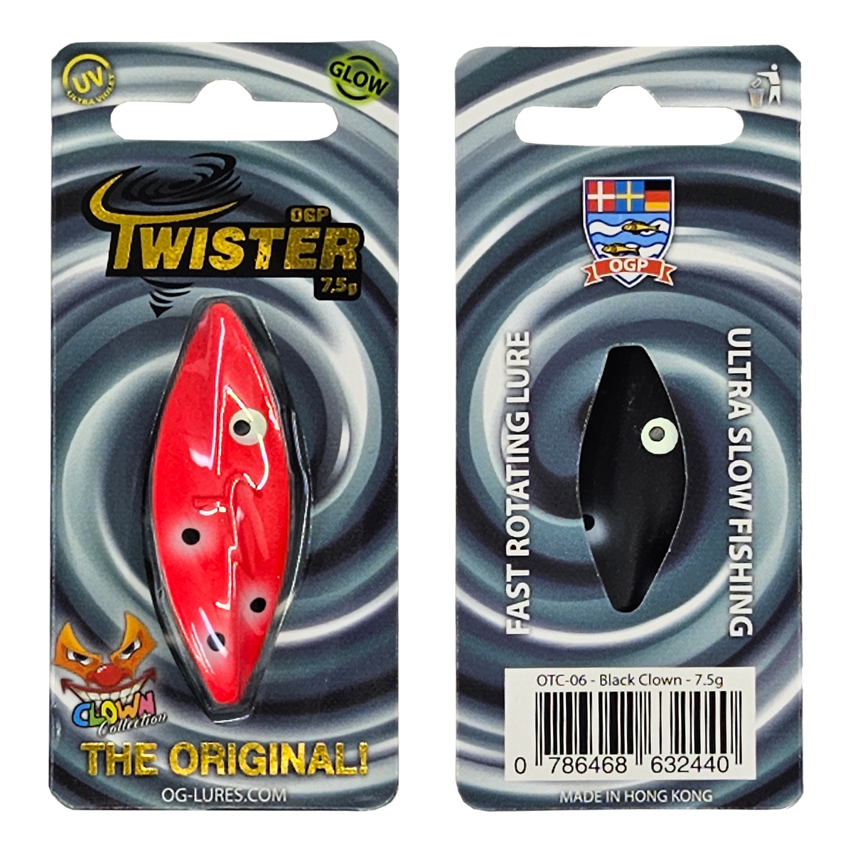 OGP Twister 7,5g - Clown Collection