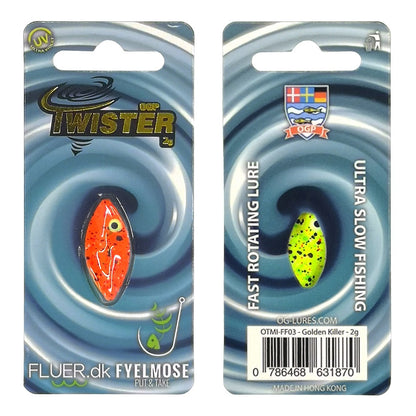 OGP Twister 2g FLUER.DK CUSTOM FARVER