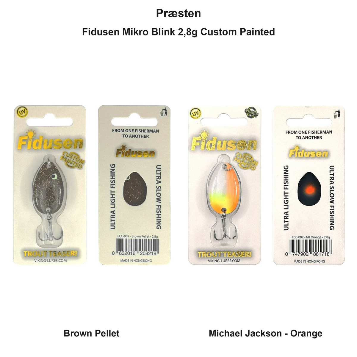Farveoversigt – Fidusen Mikro Blink 2,8g Custom Painted