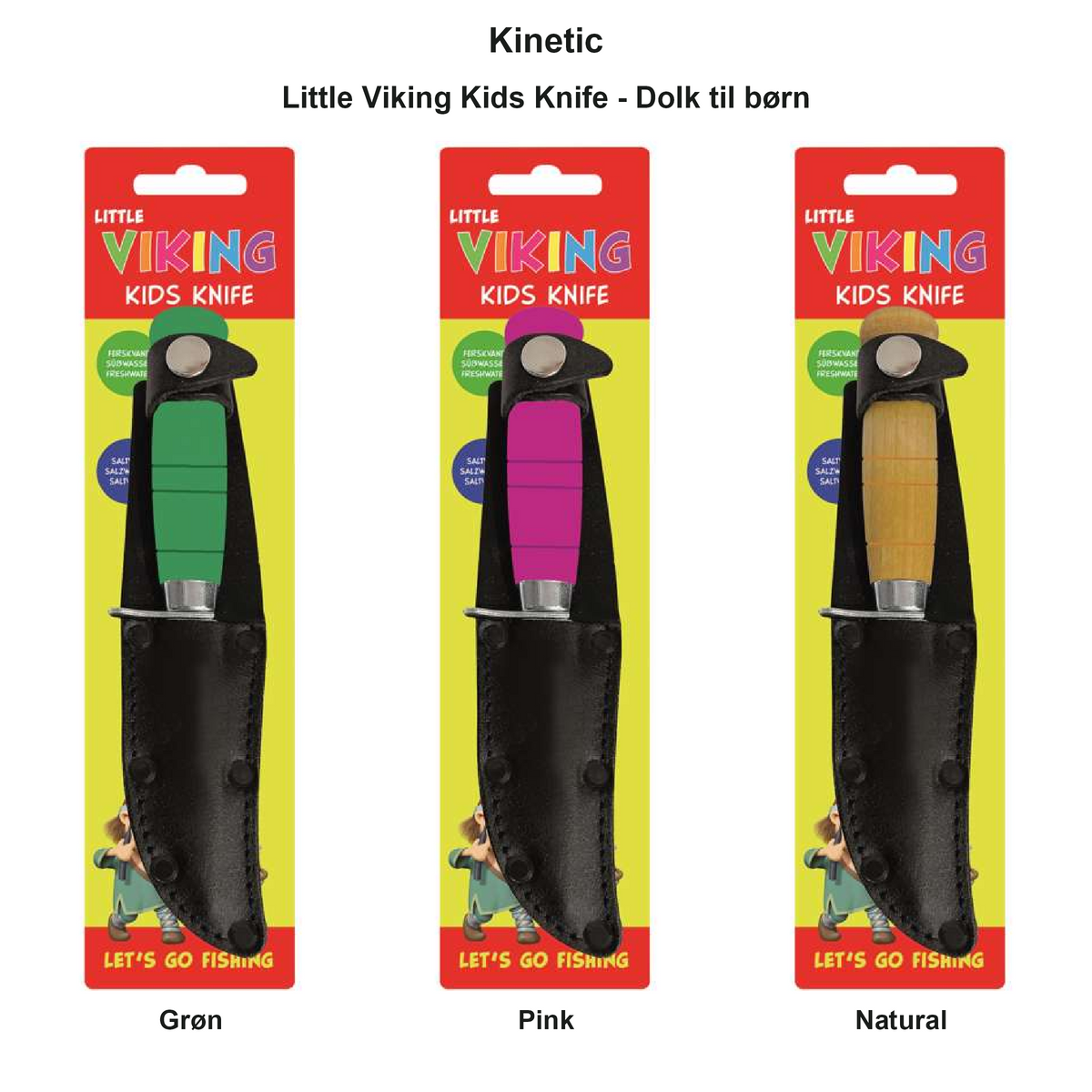 Farveoversigt – Kinetic Little Viking Kids Knife - Dolk til børn