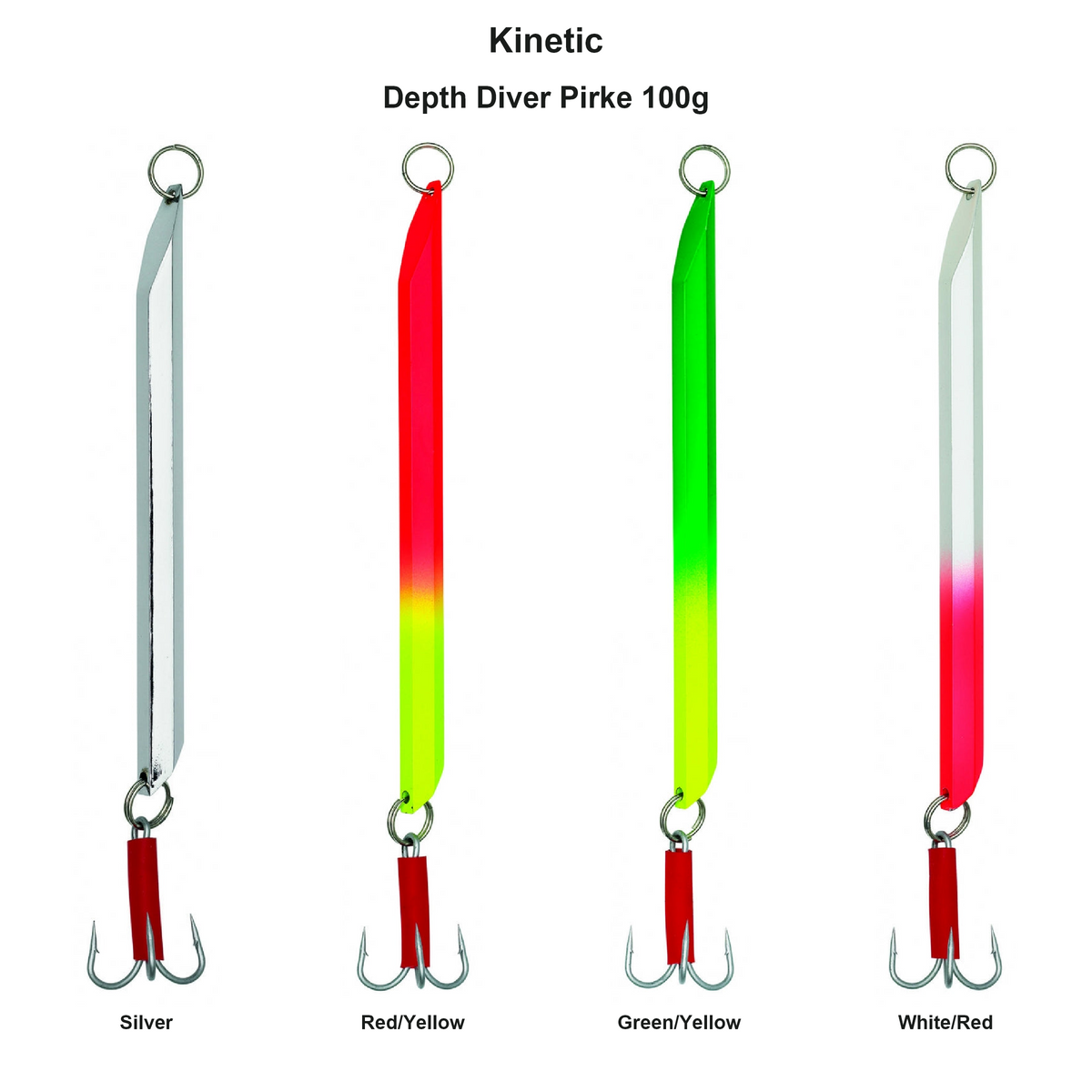 Farveoversigt – Kinetic Depth Diver Pirke 100g