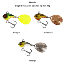 Farveoversigt – Westin DropBite Tungsten Spin Tail Jig 2cm 13g