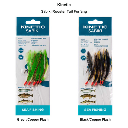 Farveoversigt – Kinetic Sabiki Rooster Tail Forfang