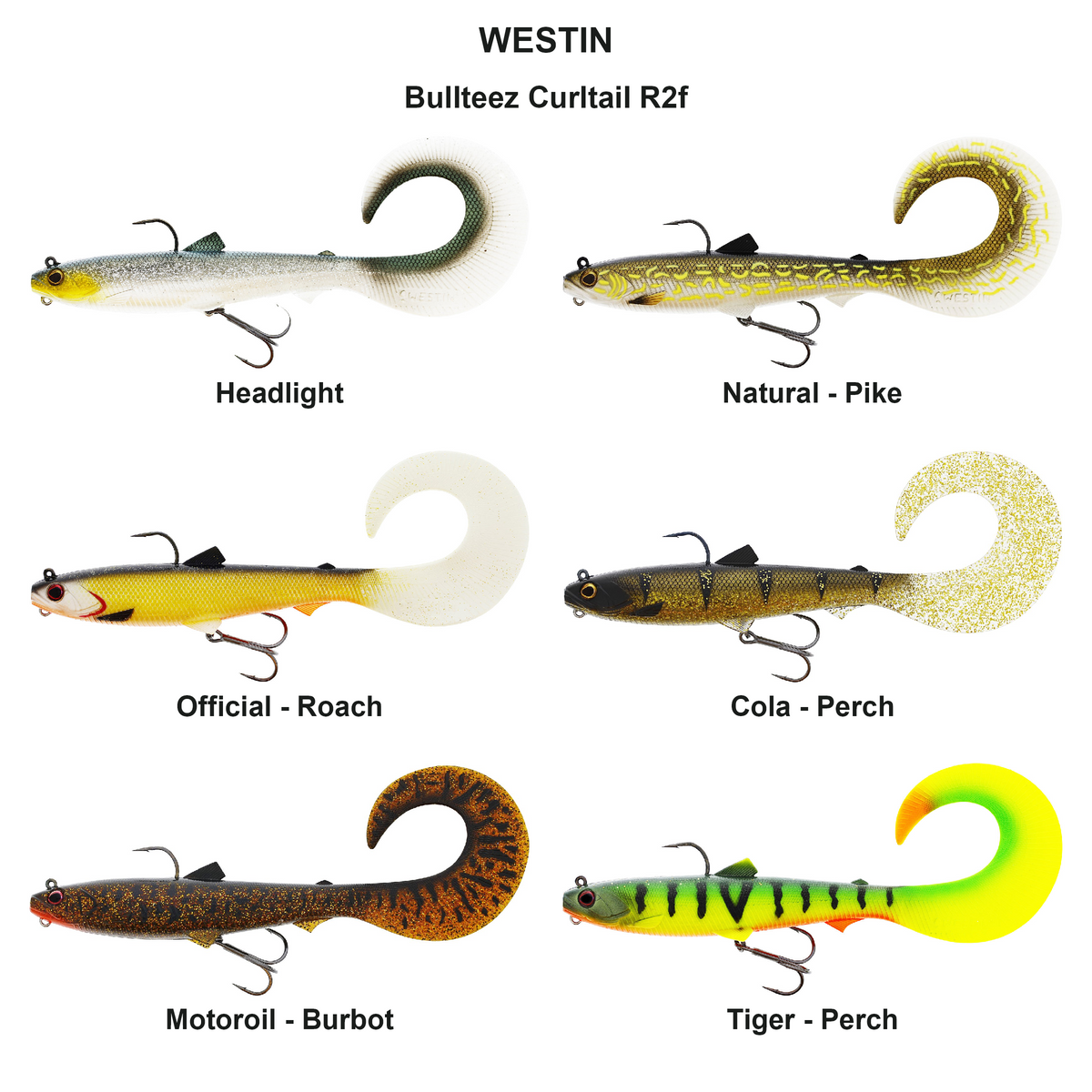 Farveoversigt – Bullteez Curltail R2f