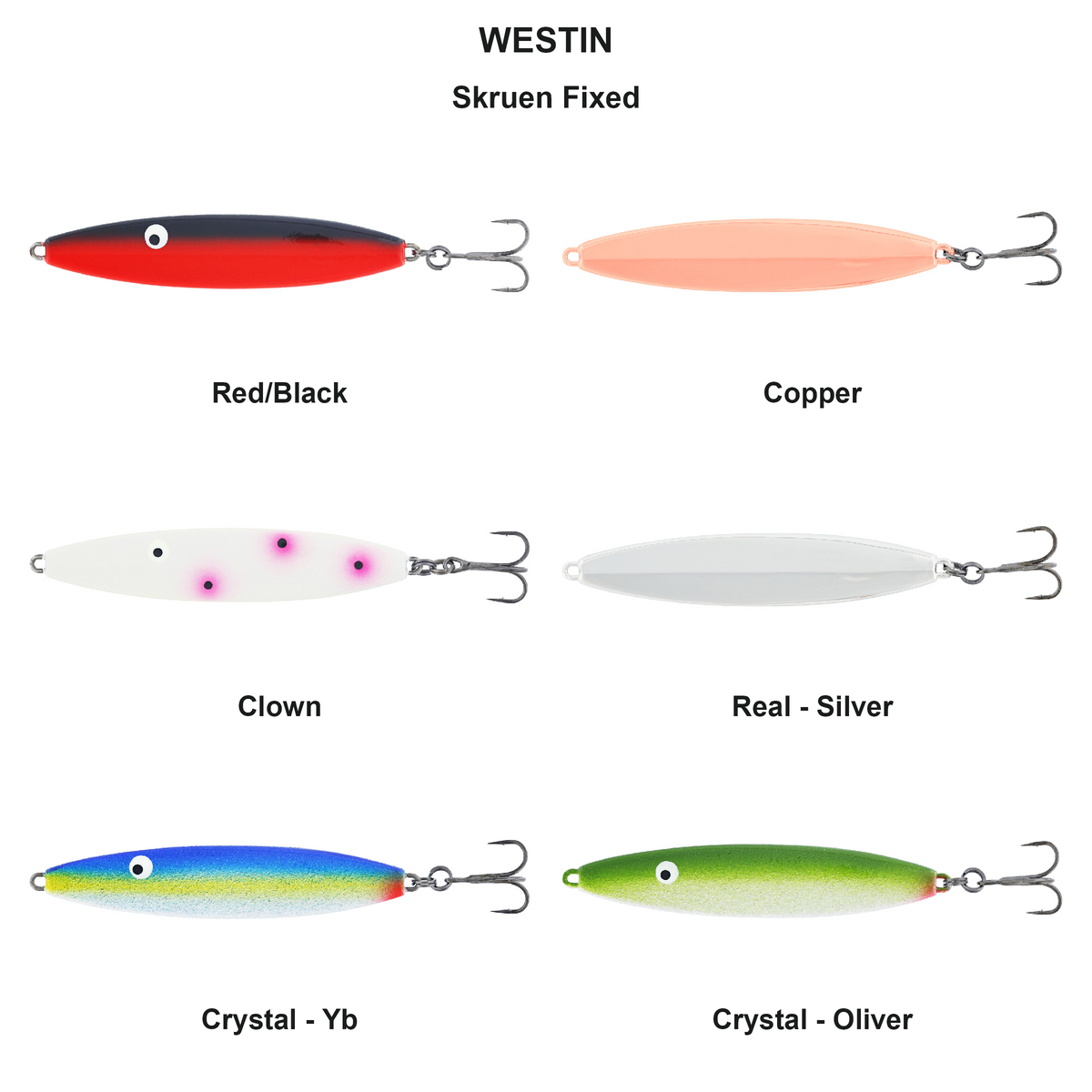 Farveoversigt – Skruen Fixed