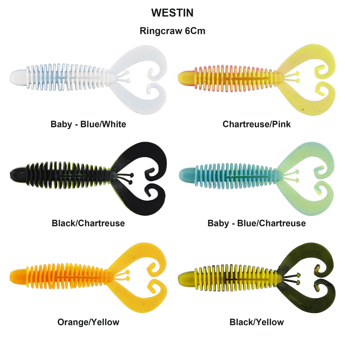 Farveoversigt – Ringcraw 6Cm