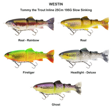 Farveoversigt – Tommy the Trout Inline 25Cm 195G Slow Sinking