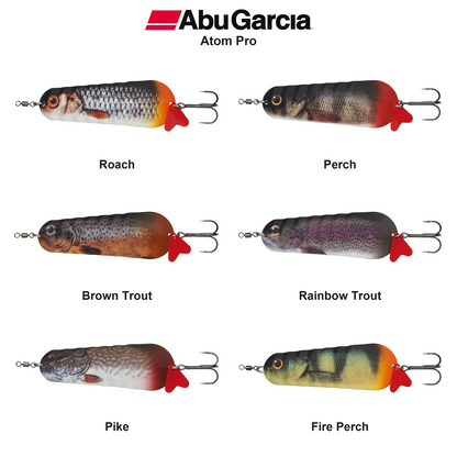 Farveoversigt – Abu Garcia Atom Pro