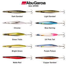 Farveoversigt – Abu Garcia Sölv SPIRR