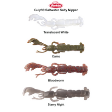 Farveoversigt – Berkley Gulp!® Saltwater Salty Nipper