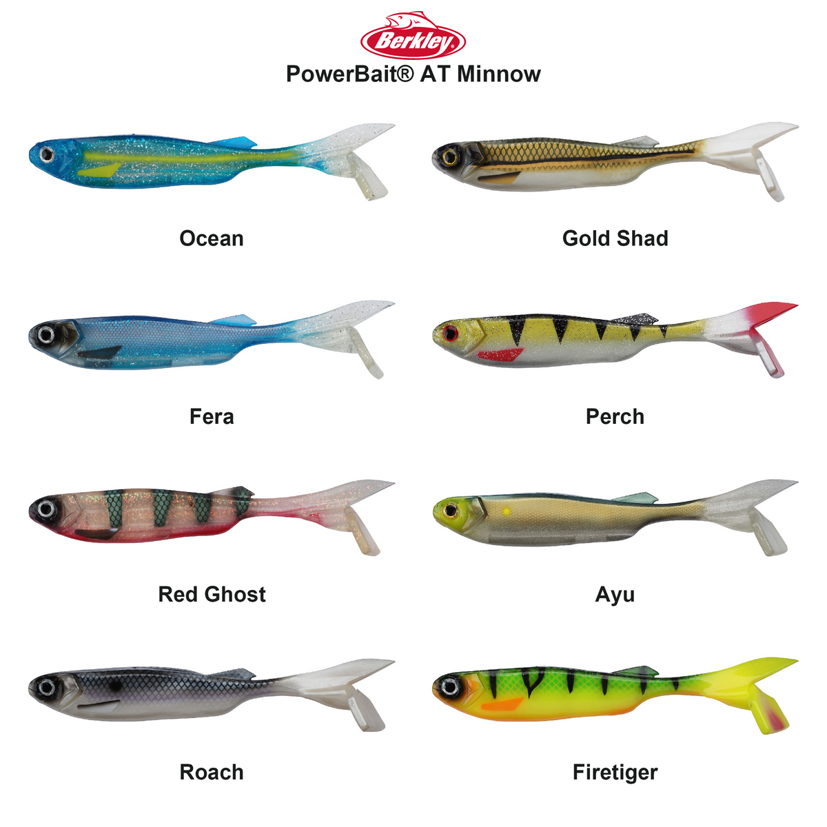 Farveoversigt – Berkley PowerBait® AT Minnow