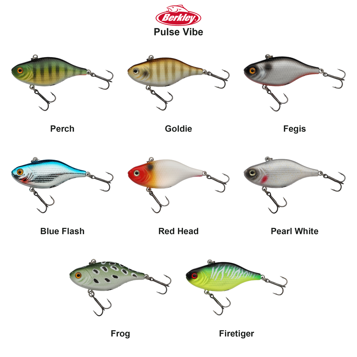 Farveoversigt – Berkley Pulse Vibe