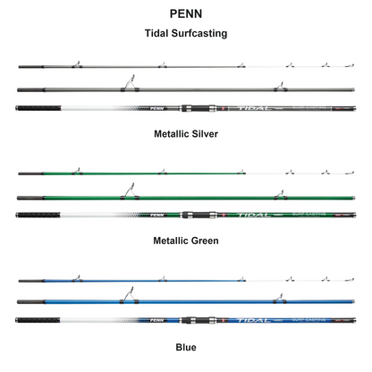 Farveoversigt – PENN Tidal Surfcasting