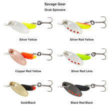 Farveoversigt – Savage Gear Grub Spinners
