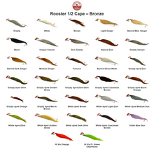 Farveoversigt – Whiting Rooster 1/2 Cape – Bronze