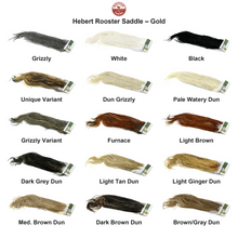 Farveoversigt – Whiting Hebert Rooster Saddle – Gold
