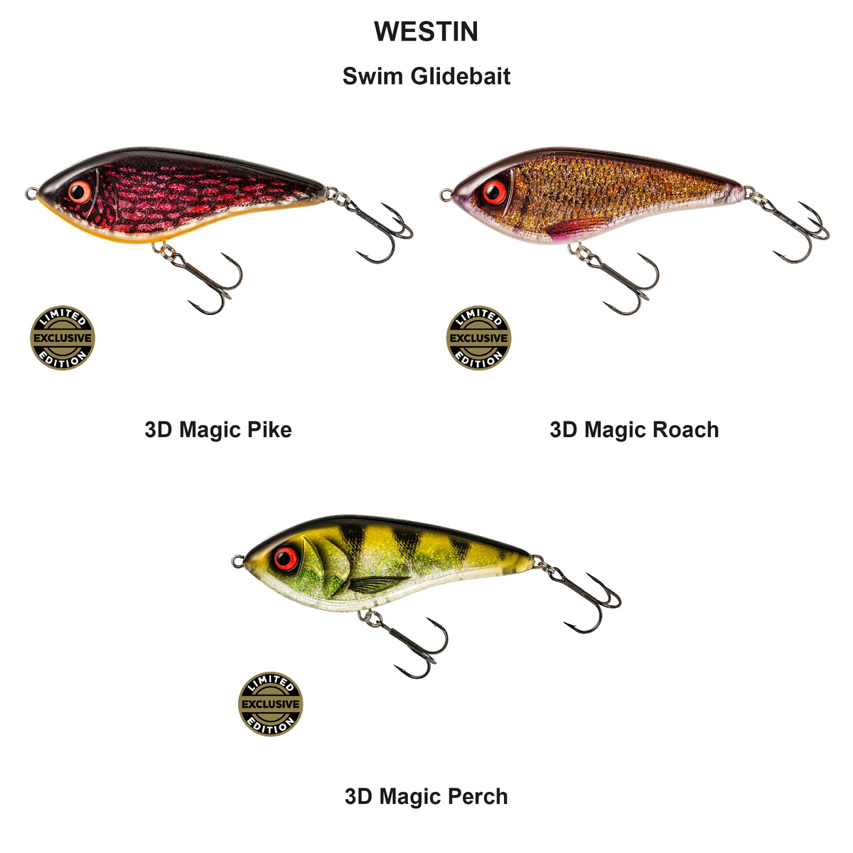 Farveoversigt – Swim Glidebait