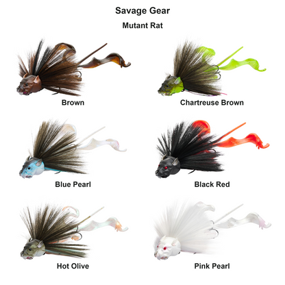 Farveoversigt – Savage Gear Mutant Rat