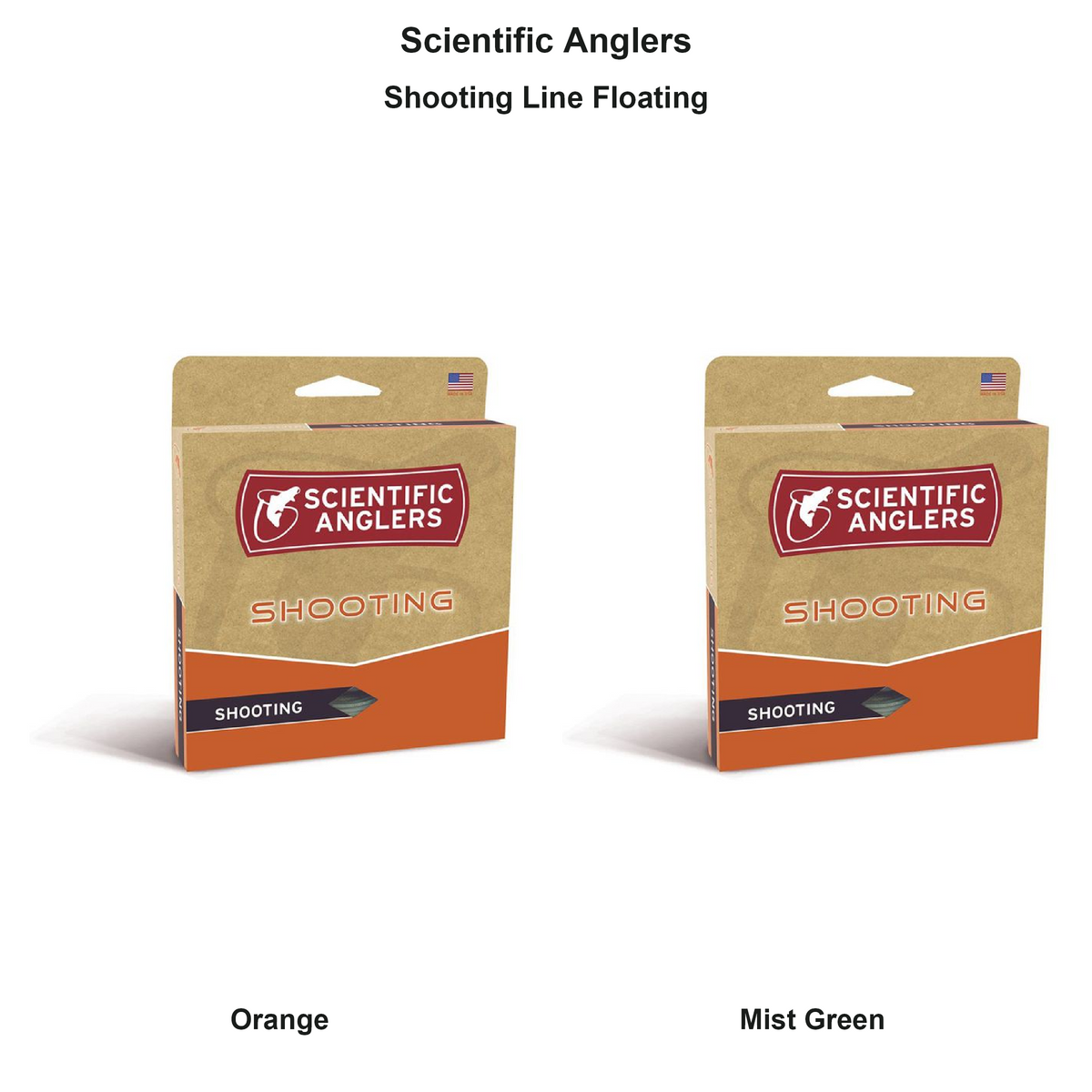 Farveoversigt – Scientific Anglers Shooting Line Floating