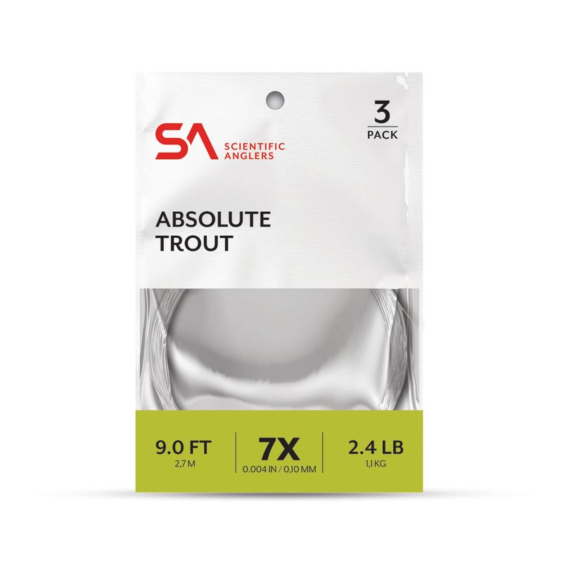 Scientific Anglers Absolute Trout Leader 9' 3-PK – 3-pk – 9' Leader â€“ product_1_35083.jpg