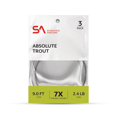 Scientific Anglers Absolute Trout Leader 9' 3-PK – 3-pk – 9' Leader â€“ product_1_35086.jpg